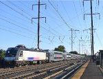 ALP-46A # 4656 leading a New York Penn Station bound NJT train on Track # 1 